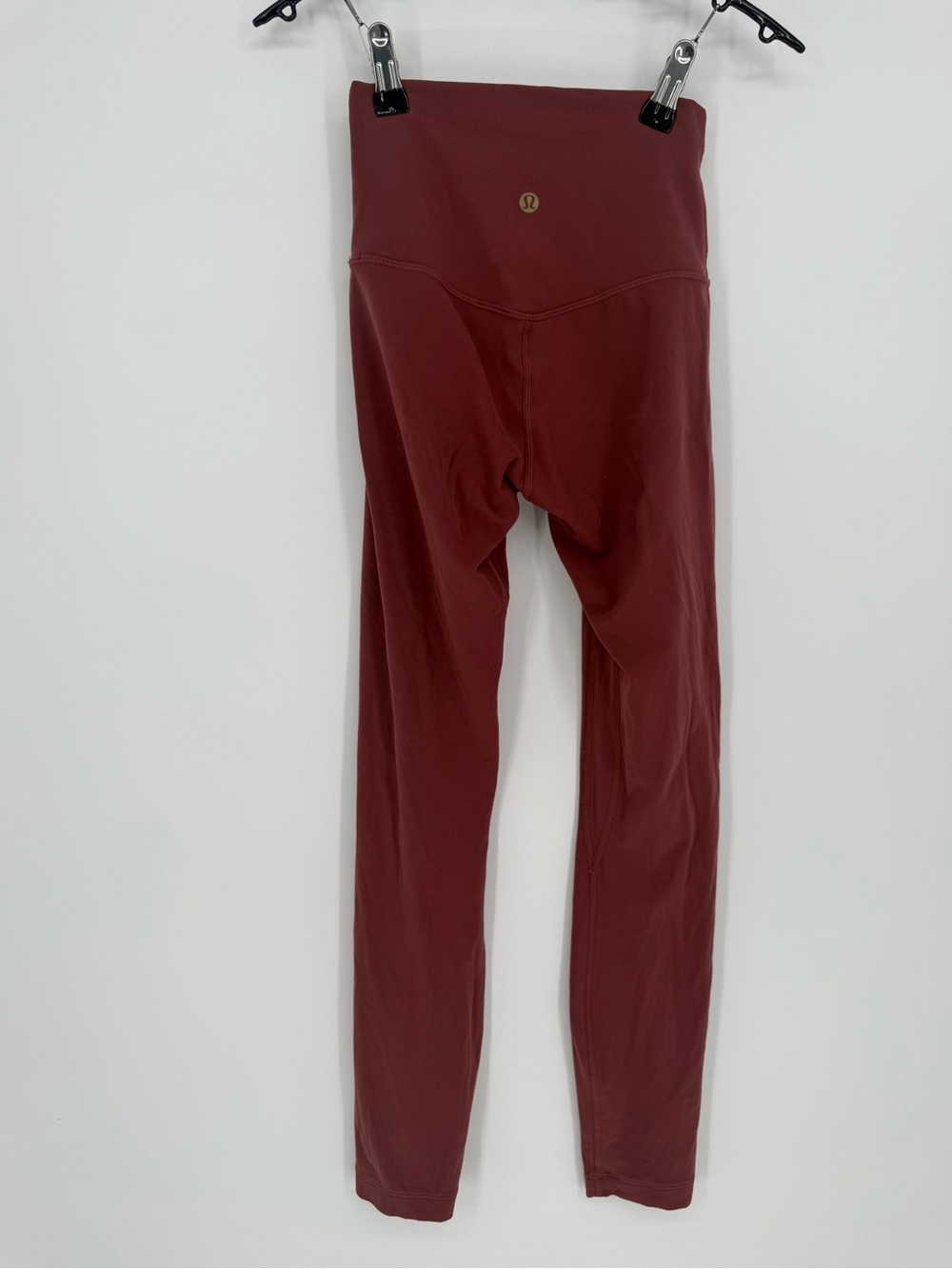 Lululemon Burgundy Maroon High Rise Leggings Size 2 Yoga Pants